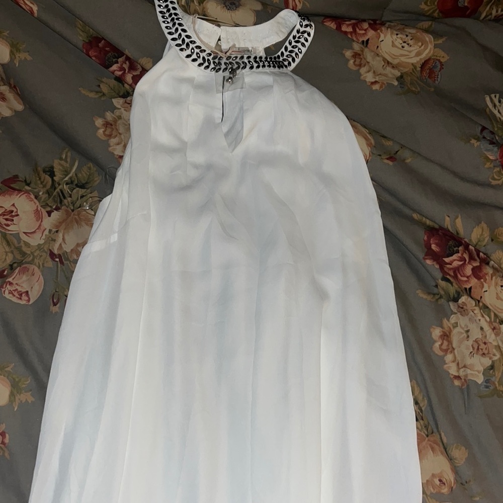 Jodifl beaded neckline dress NWT